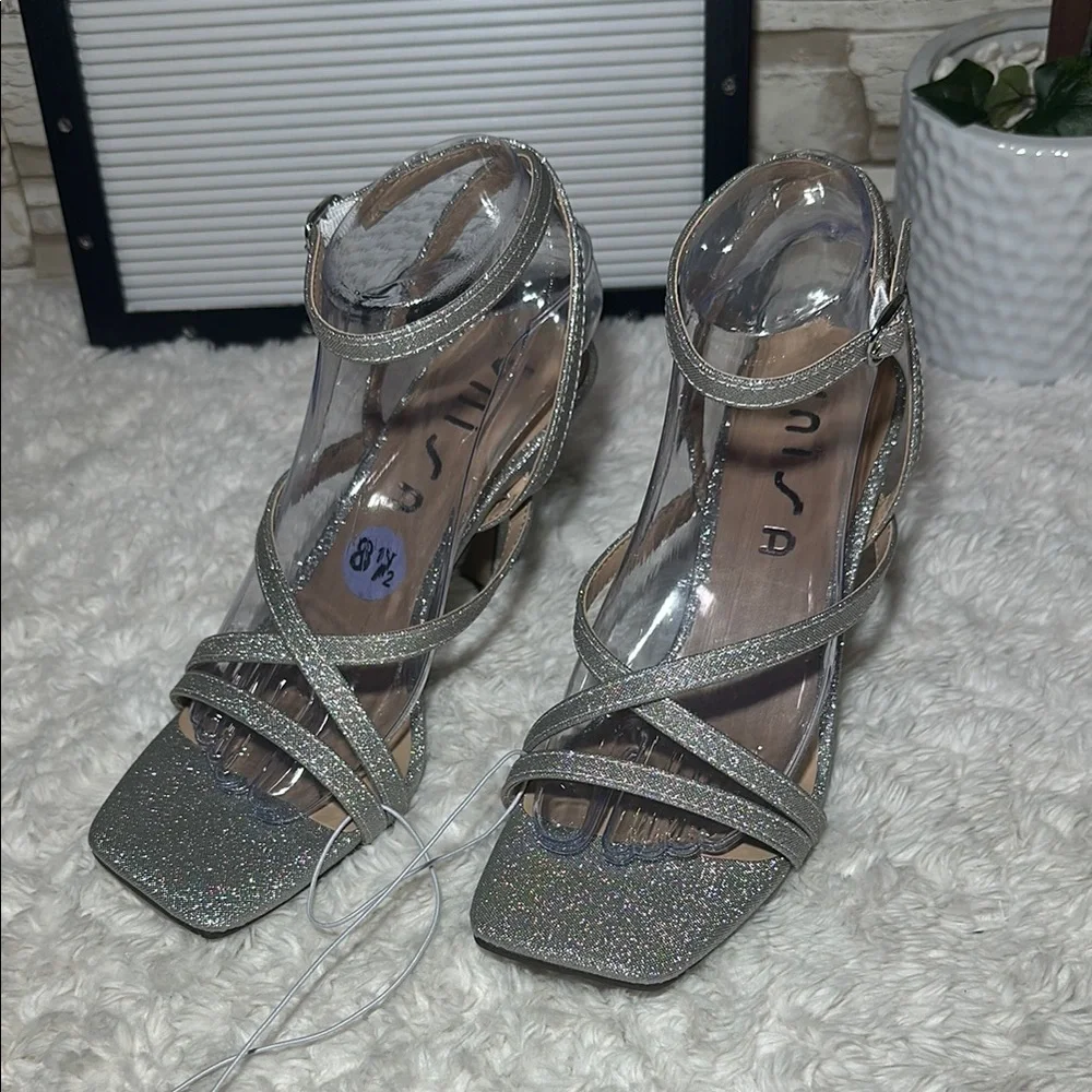 Unisa Unsyanna Silver 8.5 Strappy Women's Shoes